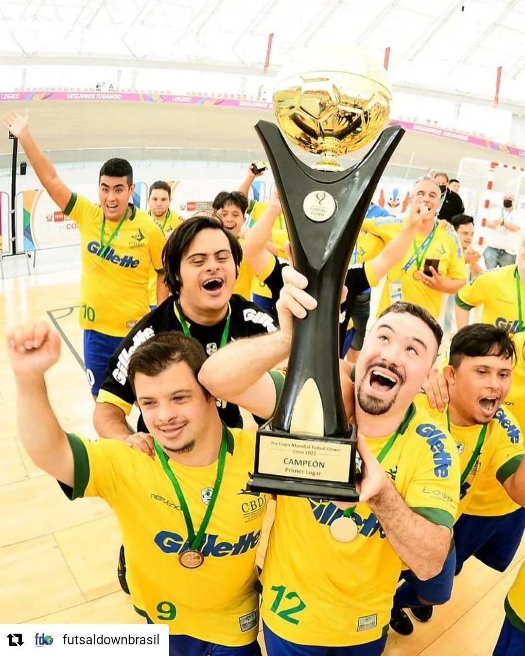 O melhor jogador de futsal down no mundo é brasileiro